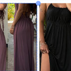 Purple and black.