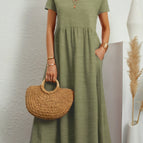 Light green ice silk pattern / L