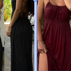 Black and burgundy