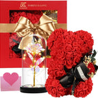 Red +Colorful Rose